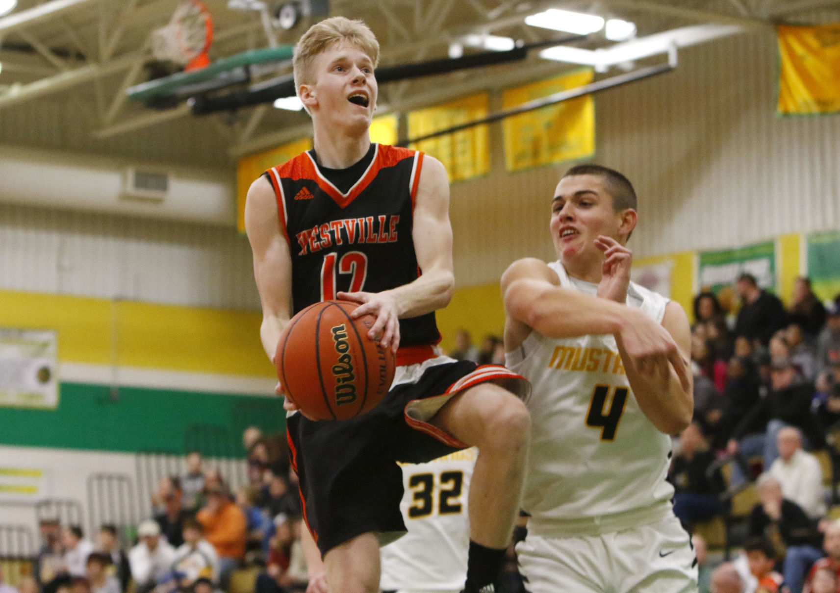 Boys basketball Class A sectional semifinal - Westville vs. Kouts